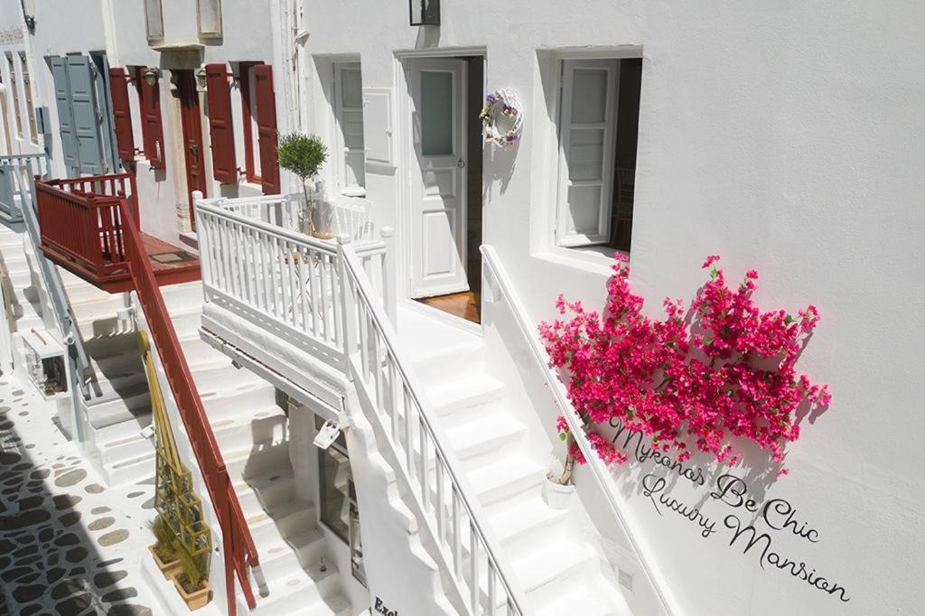 Mykonos Be Chic Luxury Mansion Villa Mykonos Town Eksteriør billede
